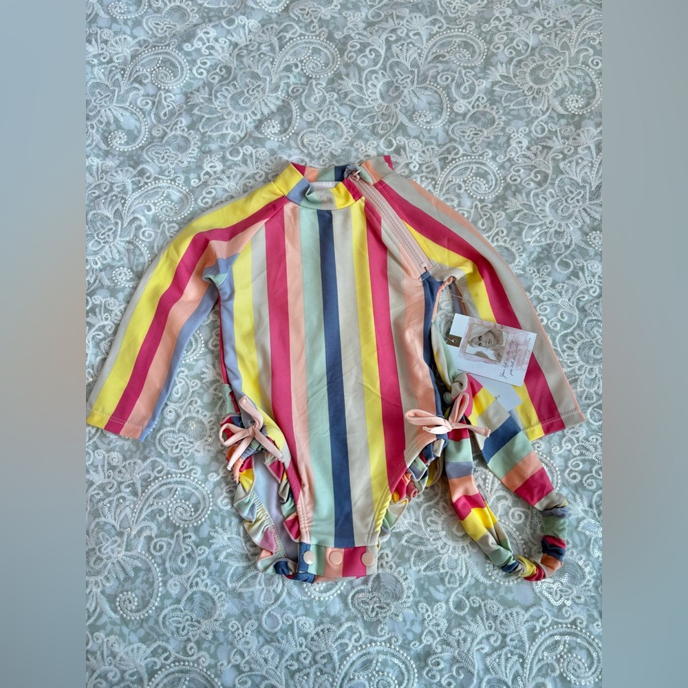 12MONTHS Jessica Simpson stripe swimsuit